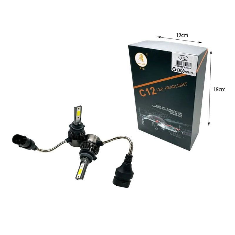 EJC Λάμπα αυτοκινήτου 9006/HB4 6000K C12 LED headlight EJC