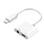 Αντάπτορας κινητού Lightning To 3.5mm Jack & Lightning Charging Adapter