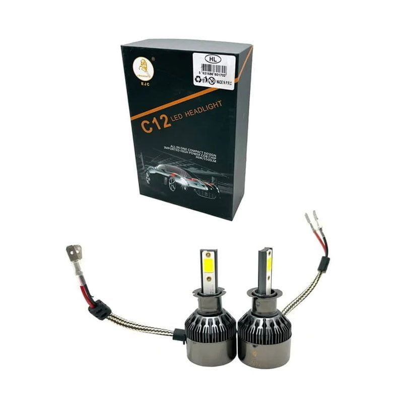 EJC Λάμπα αυτοκινήτου H3 6000Κ- C12 LED Headlight EJC