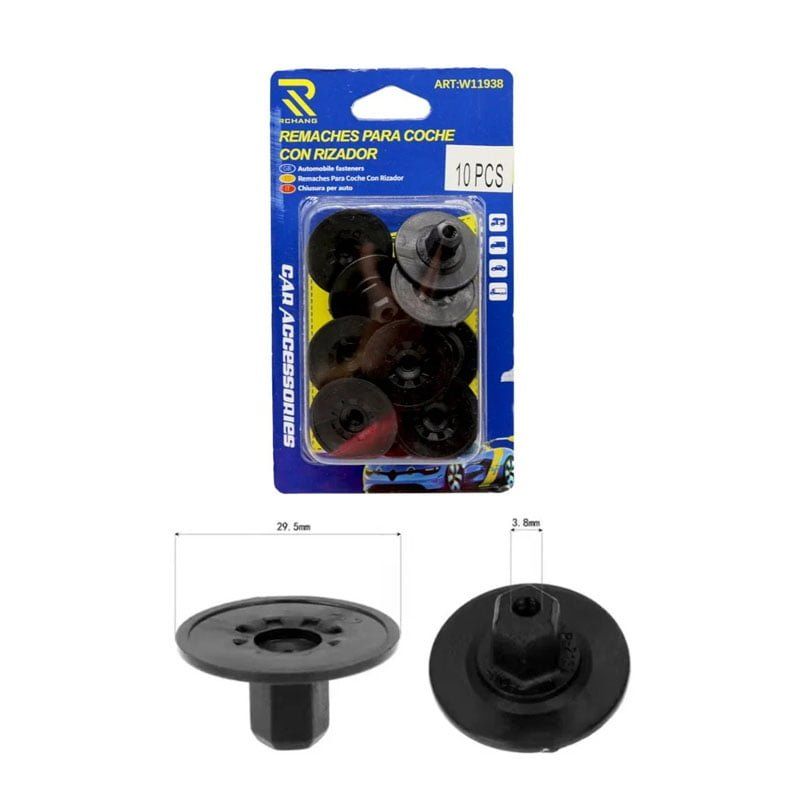 Rchang Συνδετήρες αυτοκινήτου 10τεμ W11938 K62 - Car connectors Rchang