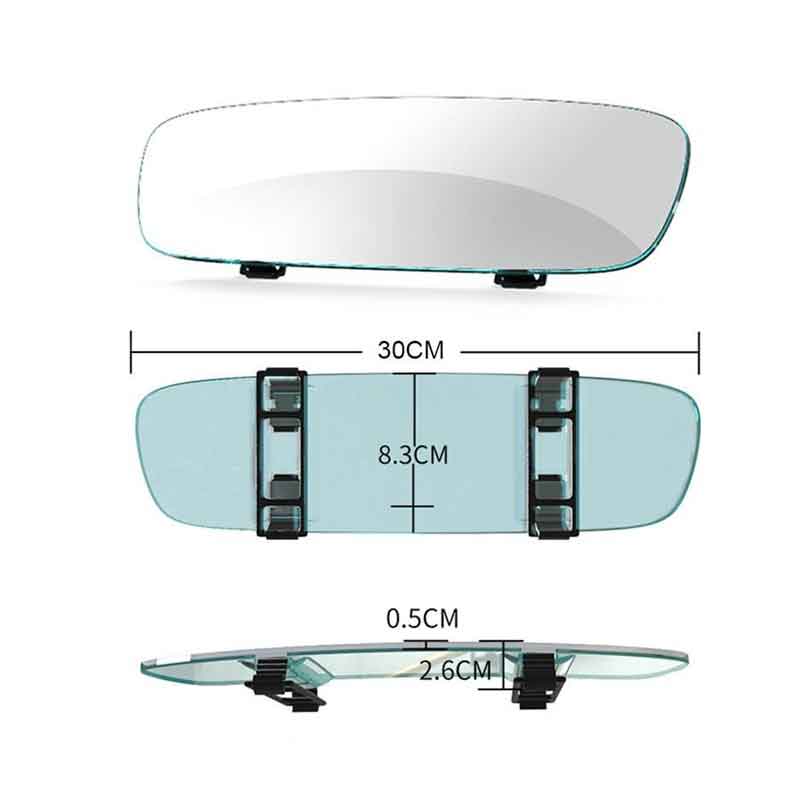 Καθρέπτης αυτοκινήτου 30cm 3R-339 - Indoor Frameless Rear View Mirror OEM