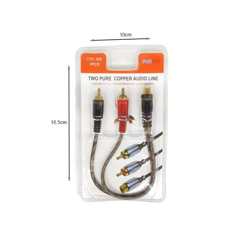 Καλώδιο ήχου Aux Audio PerVoi CTC-300 – Two pure copper audio line OEM