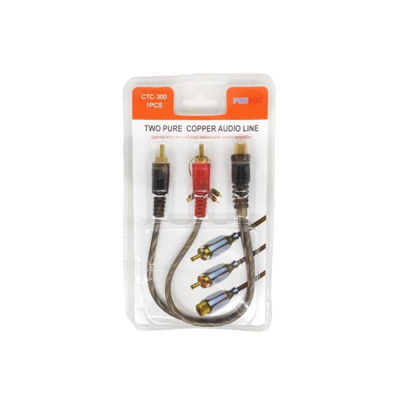 Καλώδιο ήχου Aux Audio PerVoi CTC-300 – Two pure copper audio line OEM
