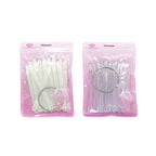 Δειγματολόγιο Νυχιών Μπρελόκ Οβάλ 50τμχ - Nail sample 50pcs - Γαλακτερό OEM