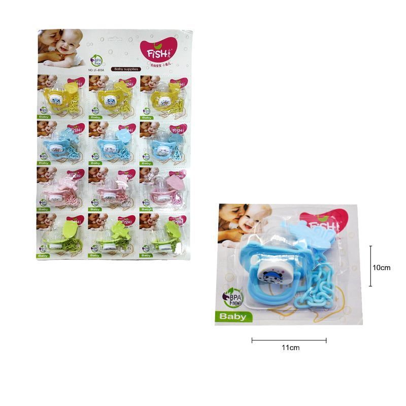 BPA free Βρεφική Πιπίλα Fish Q/JXYR01 - Baby Pacifier OEM