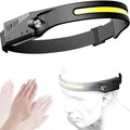 Επαναφορτιζόμενος USB φακός κεφαλής LED - All prespectives induction headlamp OEM