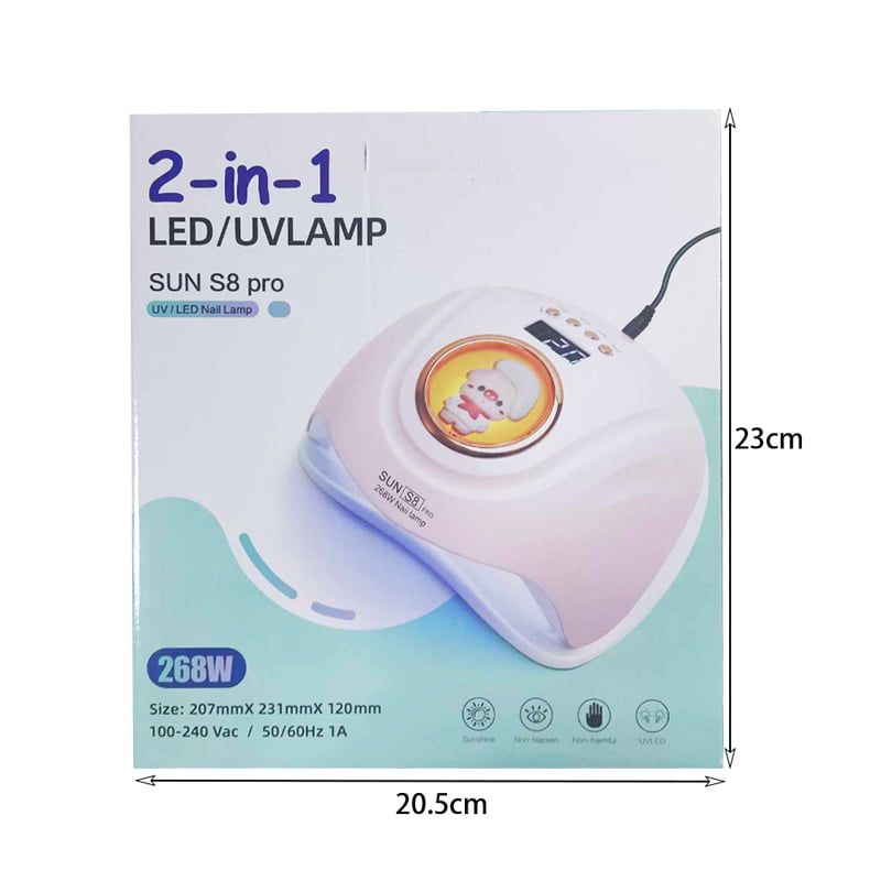 Sun 8Pro Επαγγελματικό φουρνάκι νυχιών UV LED 268W - Nail lamp - Πράσινο OEM