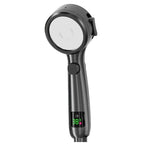 Τηλέφωνο κεφαλή ντους μπάνιου - 4 Gears Shower head - Ασημί - Μαύρο OEM