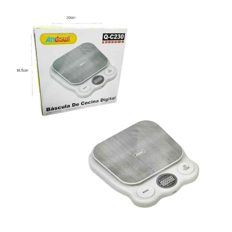 Andowl Ψηφιακή Ζυγαριά Q-C230 - Electronic Kitchen Scale OEM