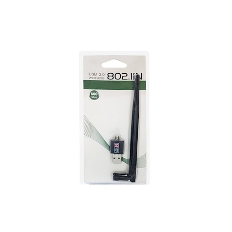 Αντάπτορας δικτύου USB 2.0 Wireless 802.11N με εξωτερική κεραία 600Mbps - USB wireless 1200Mbps OEM