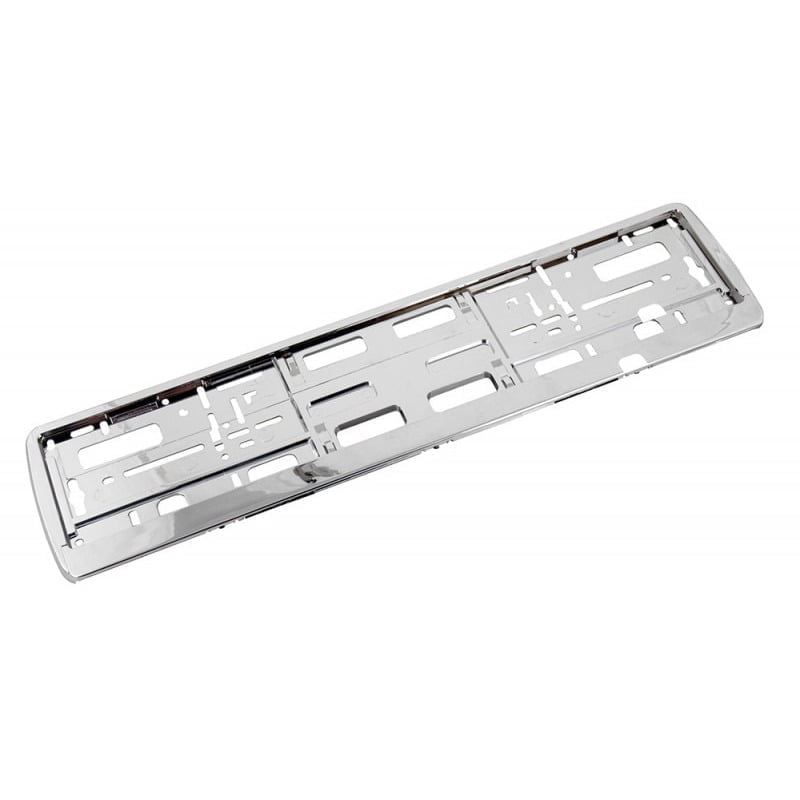 Πλαίσιο Πινακίδας Χρώμιο Ασημί - License plate frame OEM