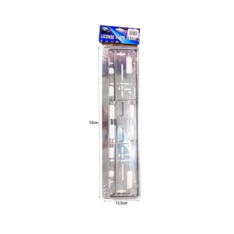 Πλαίσιο Πινακίδας Χρώμιο Ασημί - License plate frame OEM