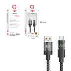 Wisdomup Καλώδιο Δεδομένων USB Type-C με Οθόνη LED SJX-47T – USB Type-C Data Cable with LED Display SJX-47T OEM
