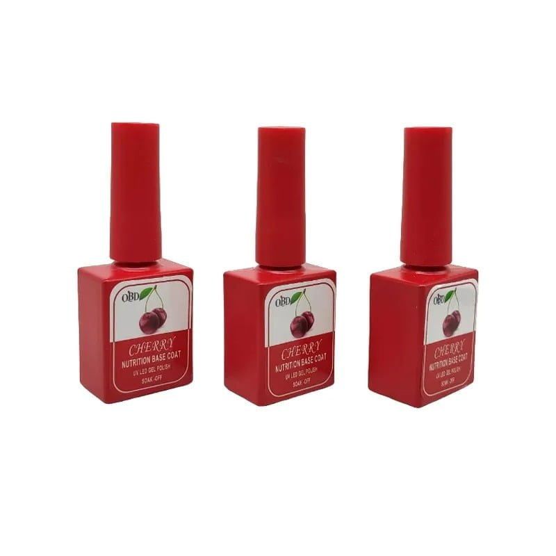 QBD base coat 15ml x 3τμχ - Nutrition base coat gel polish OEM