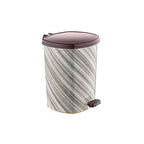 Κάδος σκουπιδιών με πεντάλ 40cm D009 X160- Trash can - bin - Γκρι - Καφέ - Μπλε OEM
