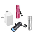 Φορητό portable mini nail LED UV lamp silicone - Μαύρο OEM