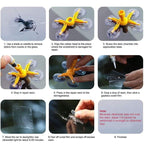 Jiageng Κιτ επισκευής παρμπρίζ αυτοκινήτου - DIY Car Windshield Repair Kit Jiageng