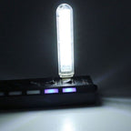 Mini USB LED φορητό φως με 8 led Cool white OEM