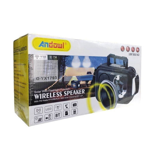 Andowl Q-YX1793 ηλιακό φορητό ηχείο με USB - Solar wireless speaker ANDOWL