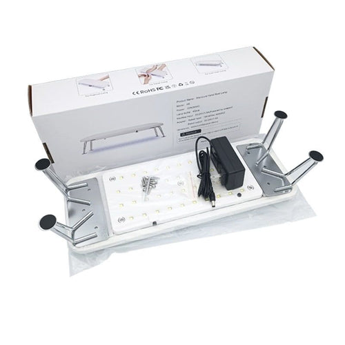 2σε1 Arm rest manicure Φουρνάκι νυχιών και μαξιλάρι H5 - Manicure hand rest lamp - Μαύρο OEM