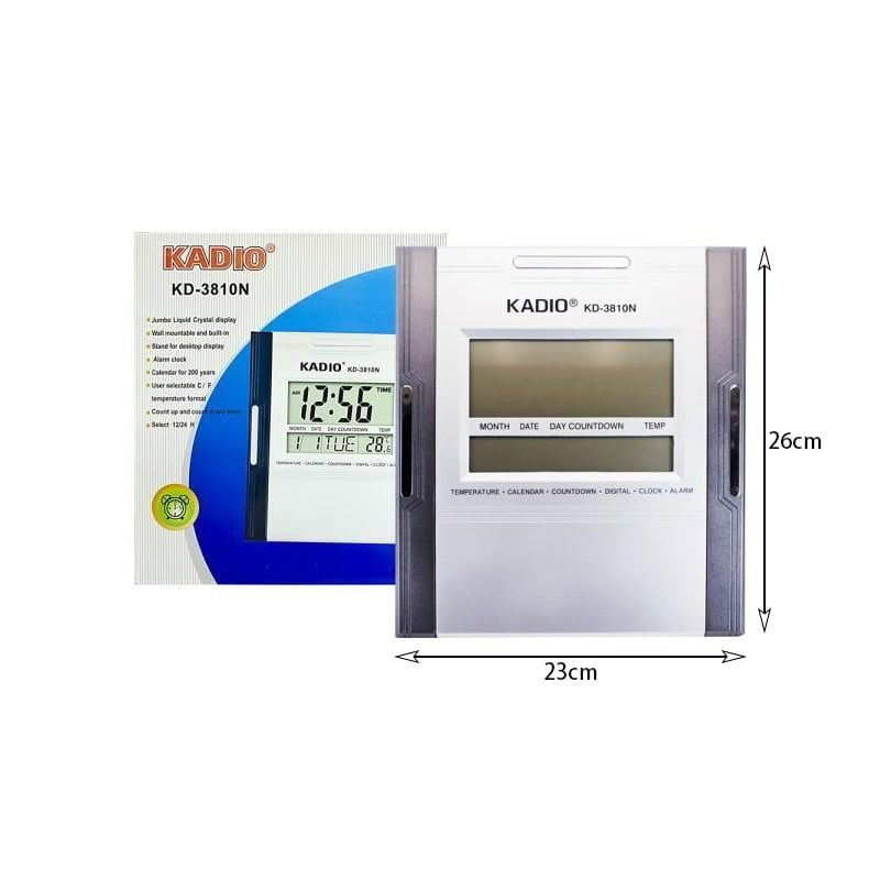 Kadio Ψηφιακό Ρoλόι & Ξυπνητήρι - Digital Clock KD-3810N Kadio