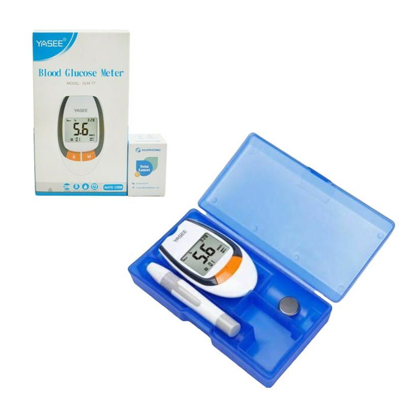 Yasee GLM-77 Μετρητής Σακχάρου και νυστέρι - Blood glucose meter with twist lancet OEM