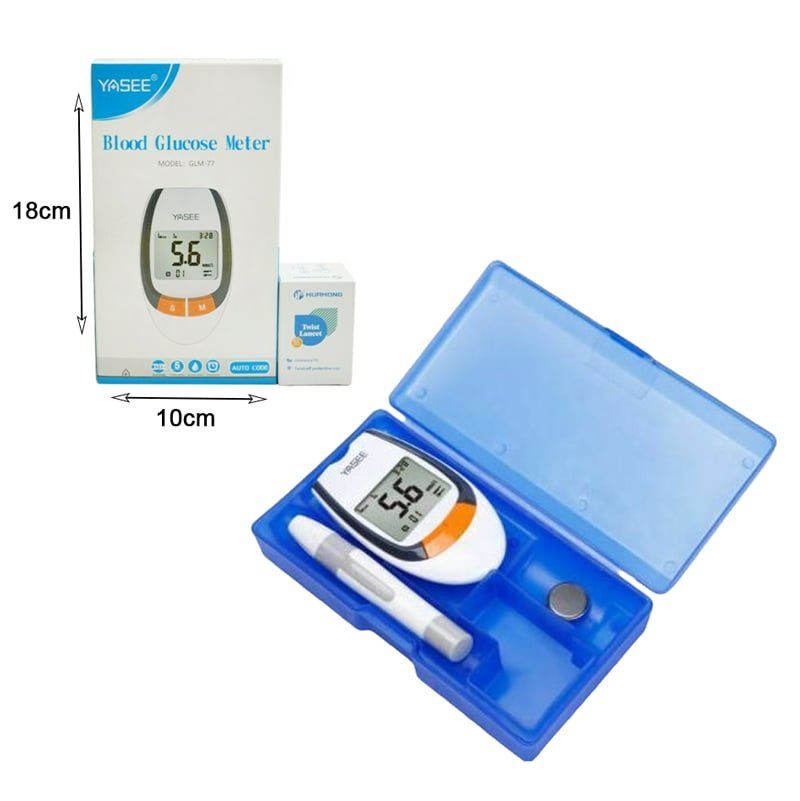 Yasee GLM-77 Μετρητής Σακχάρου και νυστέρι - Blood glucose meter with twist lancet OEM