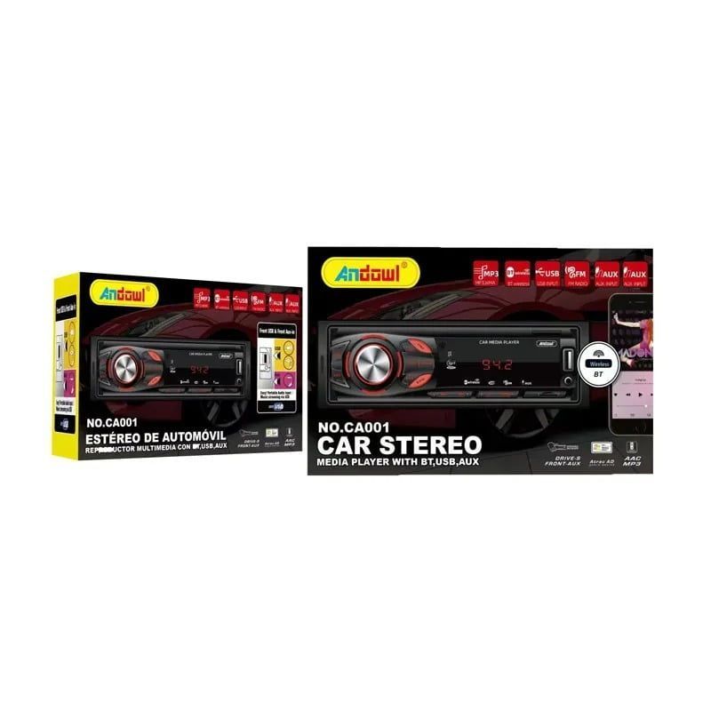 Andowl MP3 player αυτοκινήτου με είσοδο USB/SD/AUX CA001 - Car MP3 player ANDOWL