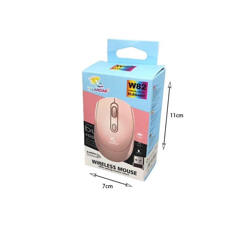 Yelandar W82 ασύρματο ποντίκι - Wireless mouse - Μπλε Yelandar