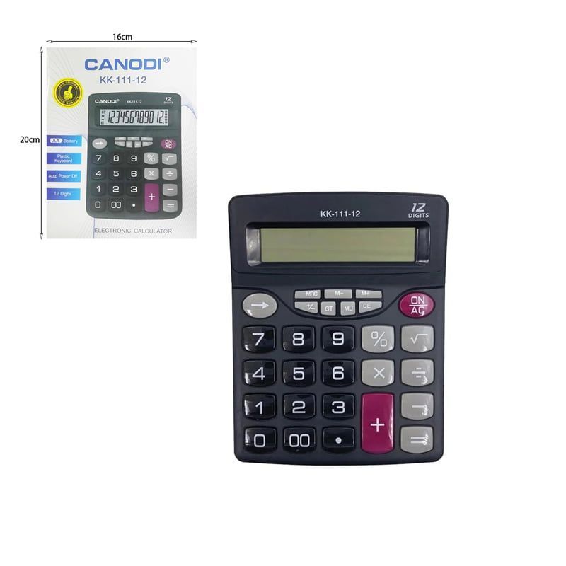 Canodi Αριθμομηχανή - Κομπιουτεράκι - Calculator KK-111-12 Canodi