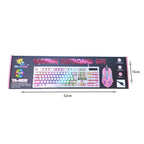 Yelandar YA-4600 Σετ πληκτρολόγιο & ποντίκι ενσύρματα RGB φωτισμός - Gaming keyboard set RGB light Yelandar