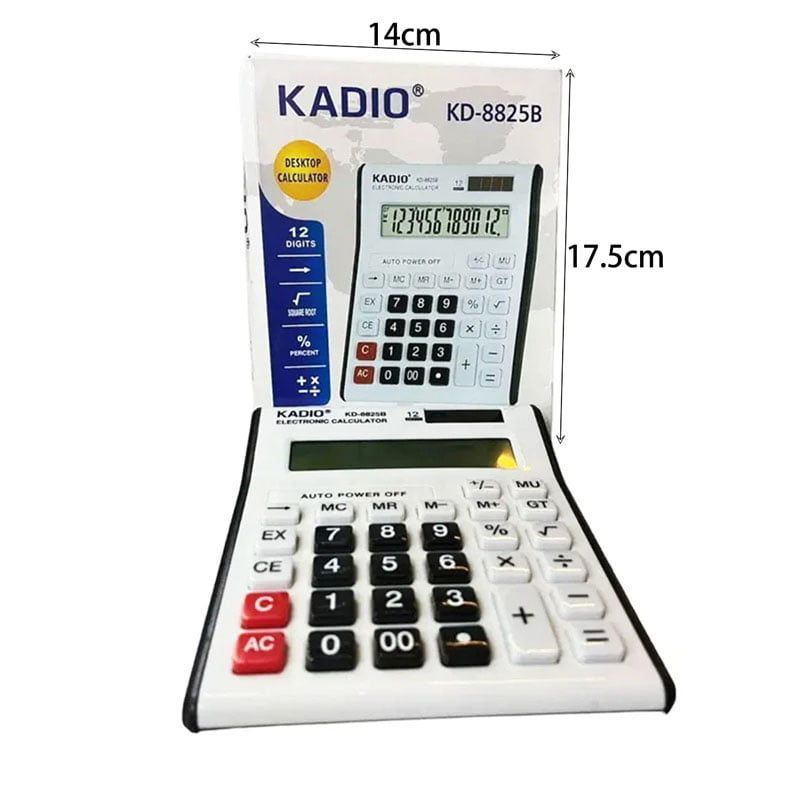 Kadio Αριθμομηχανή - Κομπιουτεράκι - Calculator KD-8825B Kadio