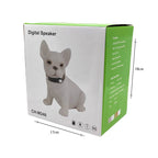 French Bulldog Ηχείο Bluetooth με Ραδιόφωνο και 4 ώρες Λειτουργίας - Digital speaker CH-M240 - Γκρι OEM