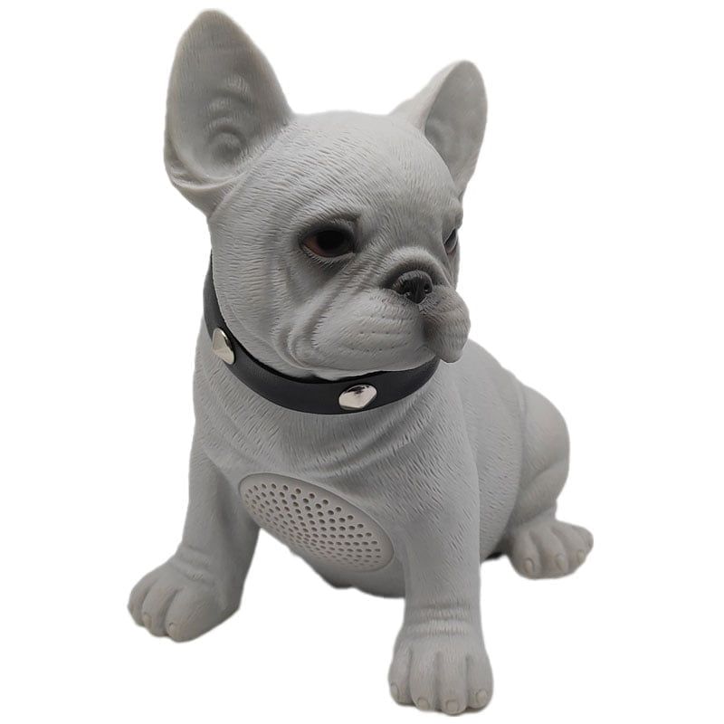 French Bulldog Ηχείο Bluetooth με Ραδιόφωνο και 4 ώρες Λειτουργίας - Digital speaker CH-M240 - Γκρι OEM