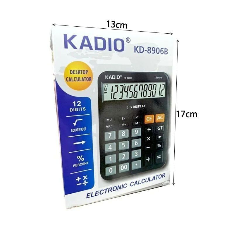 Kadio Αριθμομηχανή - Κομπιουτεράκι - Calculator KD-8906B Kadio