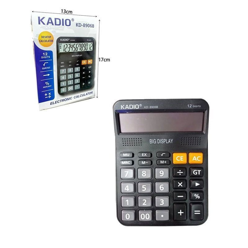 Kadio Αριθμομηχανή - Κομπιουτεράκι - Calculator KD-8906B Kadio