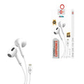 Wisdomup Ενσύρματα Ακουστικά Stereo με Lightning Σύνδεση EJ-19 - Wired Stereo Earphones with Lightning Connector OEM