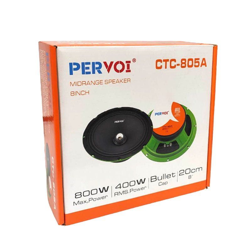 PerVoi Ηχείο Αυτοκινήτου Midrange 20cm 800W CTC-805A - Drive Midrange Car Speaker PerVoi