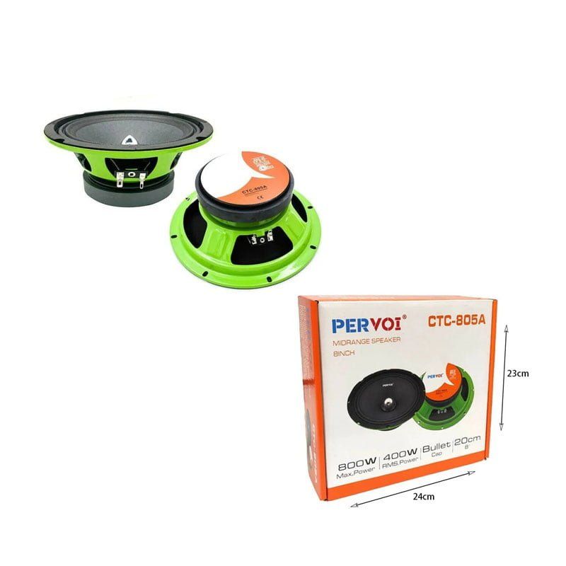 PerVoi Ηχείο Αυτοκινήτου Midrange 20cm 800W CTC-805A - Drive Midrange Car Speaker PerVoi