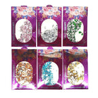 Διακοσμητικά Νυχιών - Nail ornament deco - Ανθρακί - Ασημί - Κόκκινο - Κυπαρισσί - Μπλε - Πορτοκαλί - Πράσινο - Ροζ - Σαμπανιζέ - Τιρκουάζ - Φούξια - Χρυσό OEM