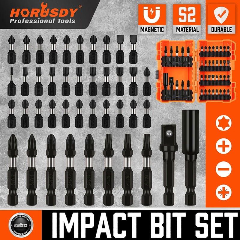 HORUSDY σετ μύτες 42τμχ SDY 94329 - Impact bit set Hordusdy