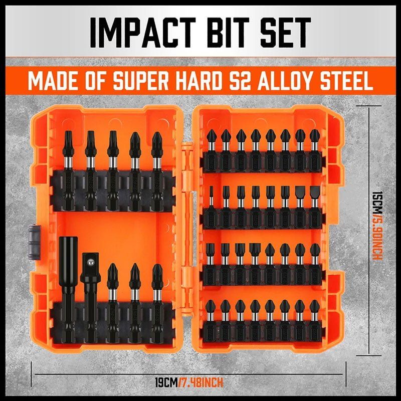 HORUSDY σετ μύτες 42τμχ SDY 94329 - Impact bit set Hordusdy