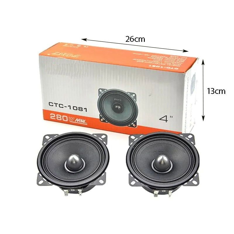 PerVoi Ηχείο Αυτοκινήτου CTC-1081 4″ με 45W RMS - Speaker PerVoi