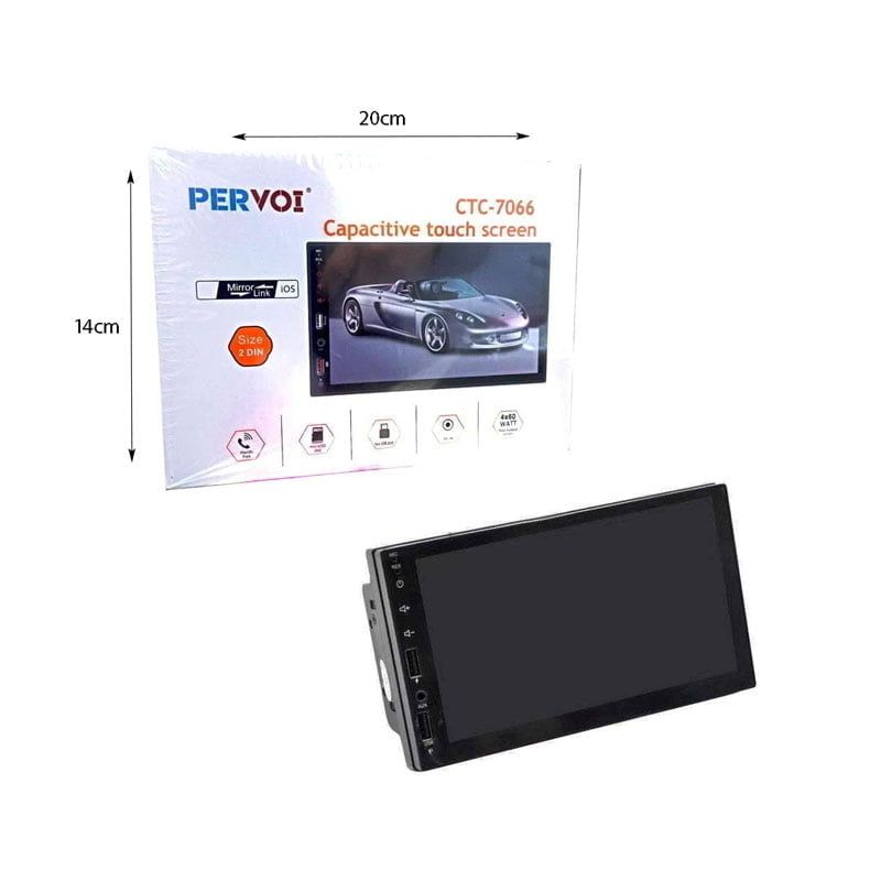 PerVoi Οθόνη αυτοκινήτου 7" HD αφής CTC-7066 multimedia system - Capacitive touch screen PerVoi