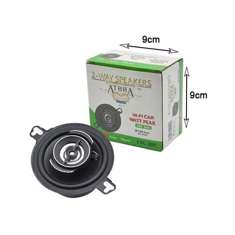 Ηχείο Αυτοκινήτου 45W 100mm CTC-305 1τμχ – ATBHA 2-way speakers OEM