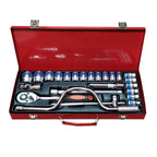 CR-V Σετ Καρυδάκια 24τεμ 1/2" - 24pcs socket set chrome vanadium CR-V