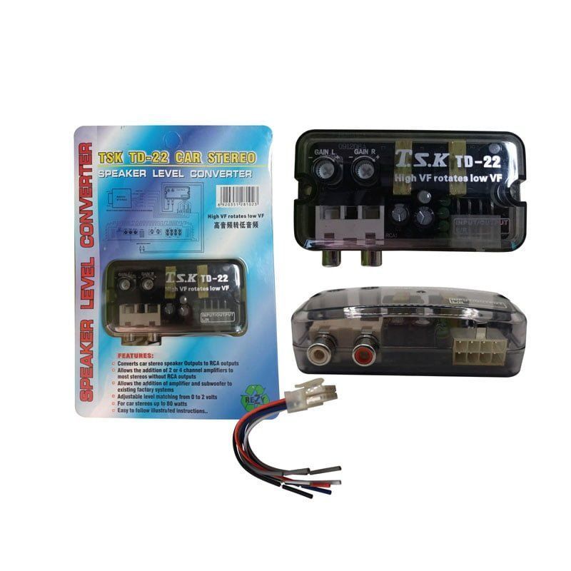 TSK TD-22 μετατροπέας ήχου αυτοκινήτου - Speaker level converter TSK