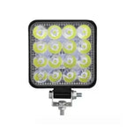 Προβολέας Τετράγωνος για Αυτοκίνητο 16 Led 48W 3cm – Car Super-Power Square OEM