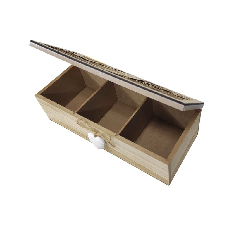 Ξύλινο αποθηκευτικό κουτί M145B - Wooden storage box OEM