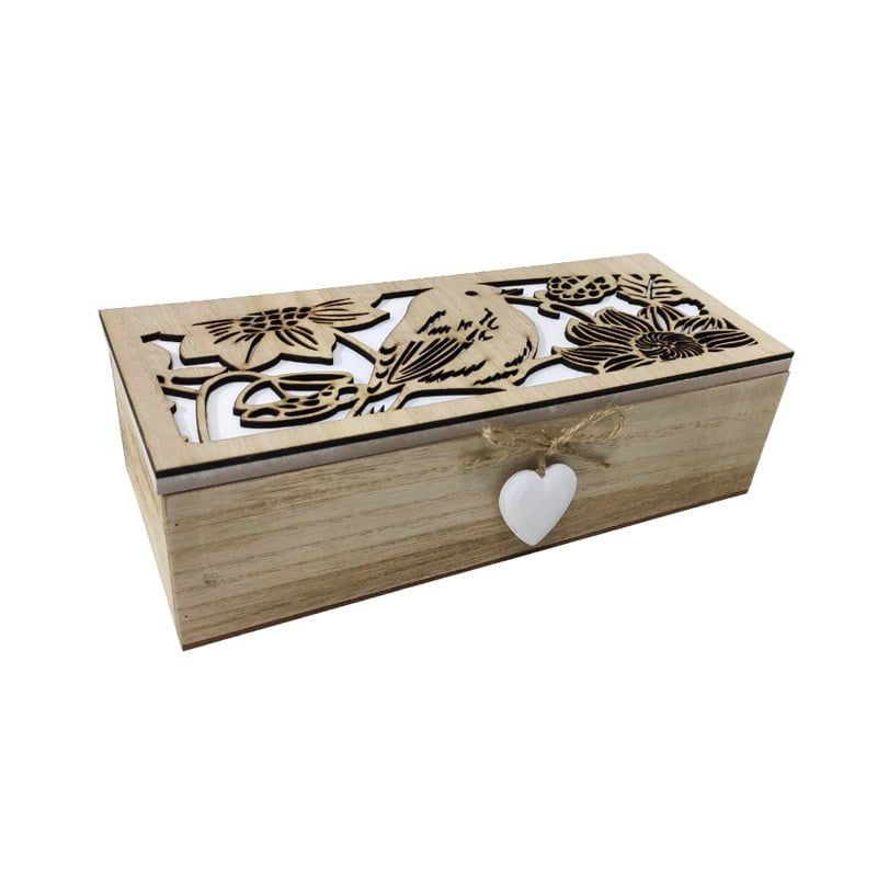 Ξύλινο αποθηκευτικό κουτί M145B - Wooden storage box OEM